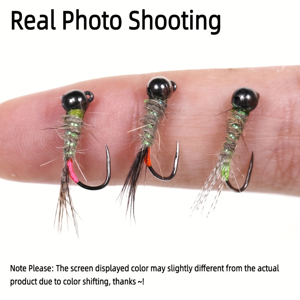 Mix Color #12 #14 #16 Fast Sinking Barbless Tungsten Head - Temu Canada