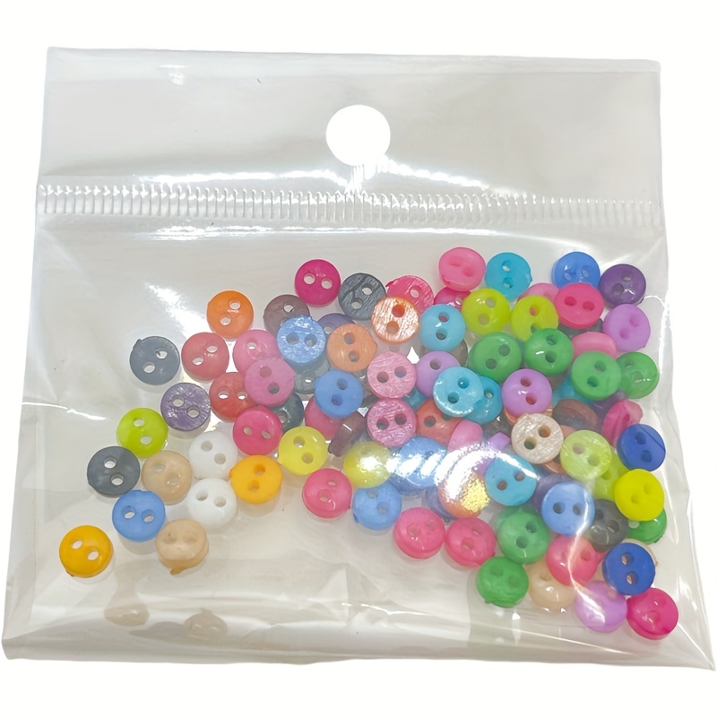 100 Assorted Craft Buttons, Mixed Lots, Mixed Color, for DIY Craft