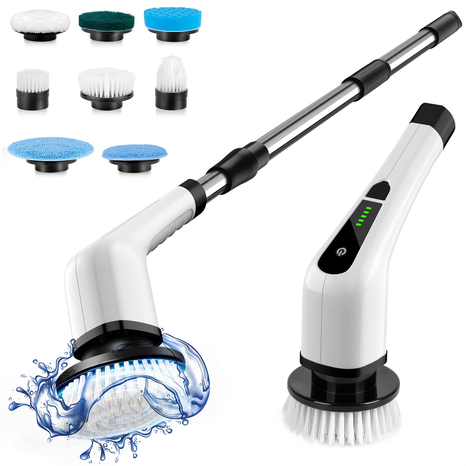 Electric Spin Scrubber Cordless Spin Scrubber 7 Replaceable - Temu