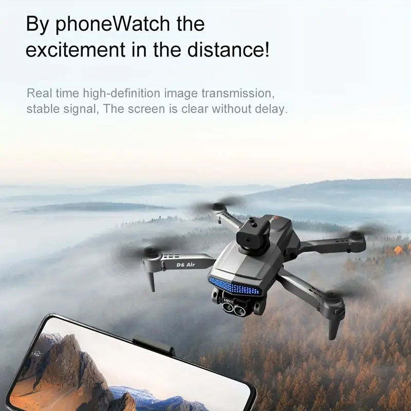 d6 double camera uav obstacle avoidance electric camera toy a perfect christmas gift for children details 5