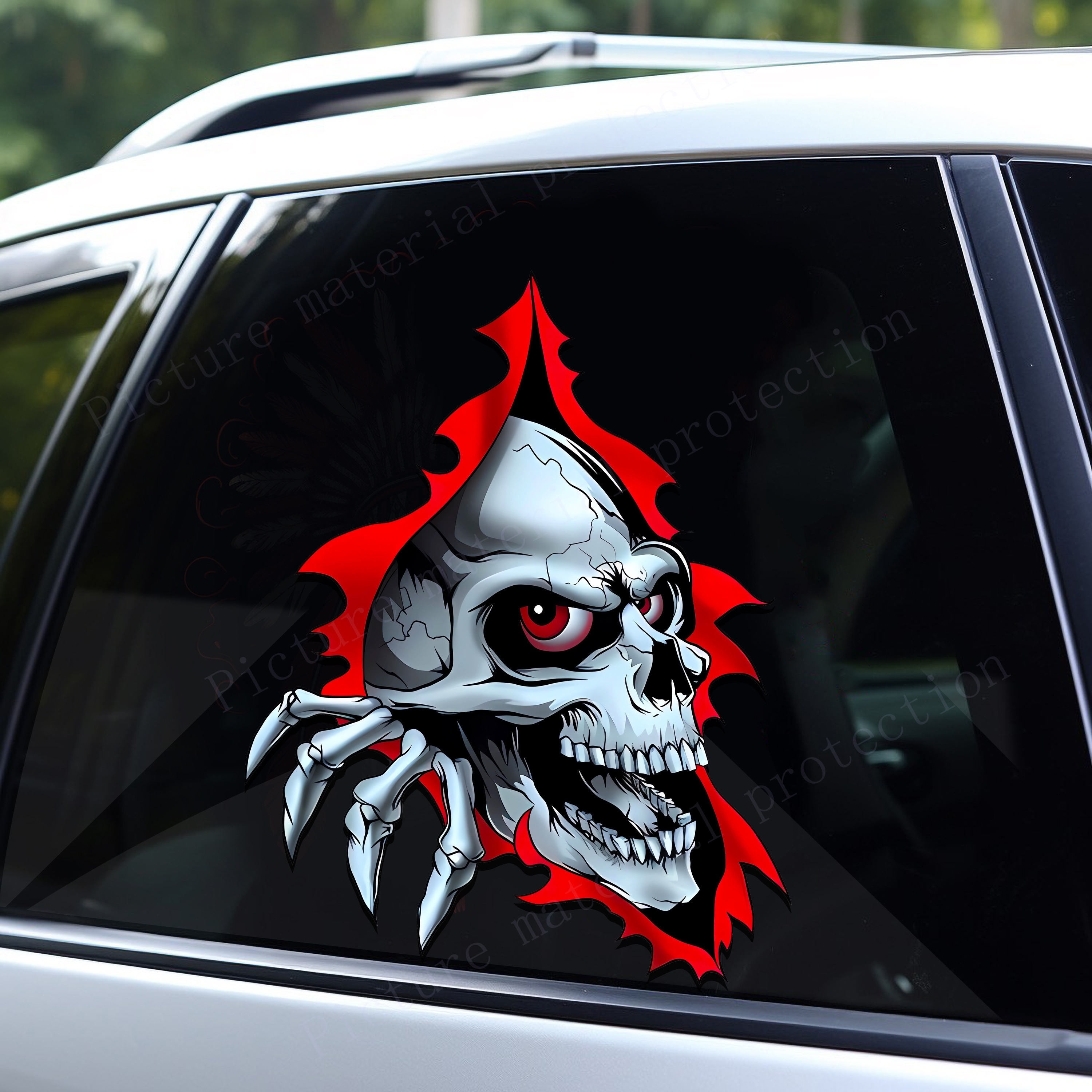 Lustiger Auto-Skelett-Anhänger, schwingendes Skelett-Auto, baumelndes  Ornament, Autospiegel-Zubehör, Halloween-Totenkopf-Wiederdekoration