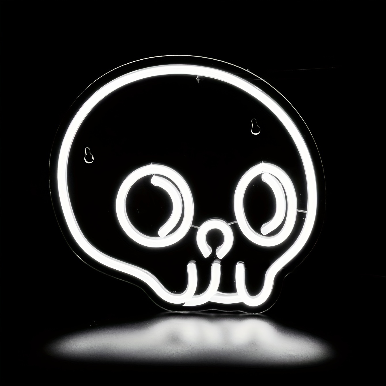 1pc Backboard Led Neon Light, Skull For Home Decor Man Cave Neon, Powered  By USB 5V