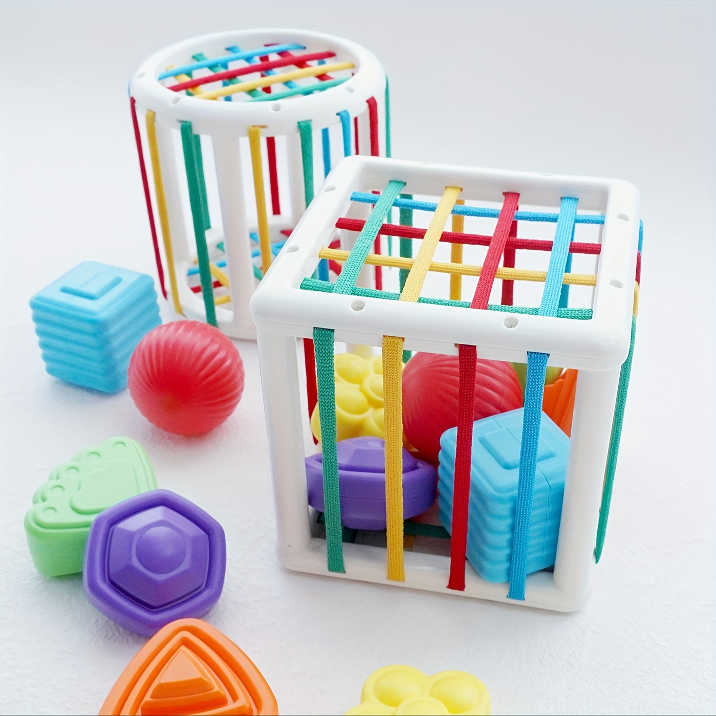 Juguetes sensoriales Montessori para niños de 1 año, juguetes de