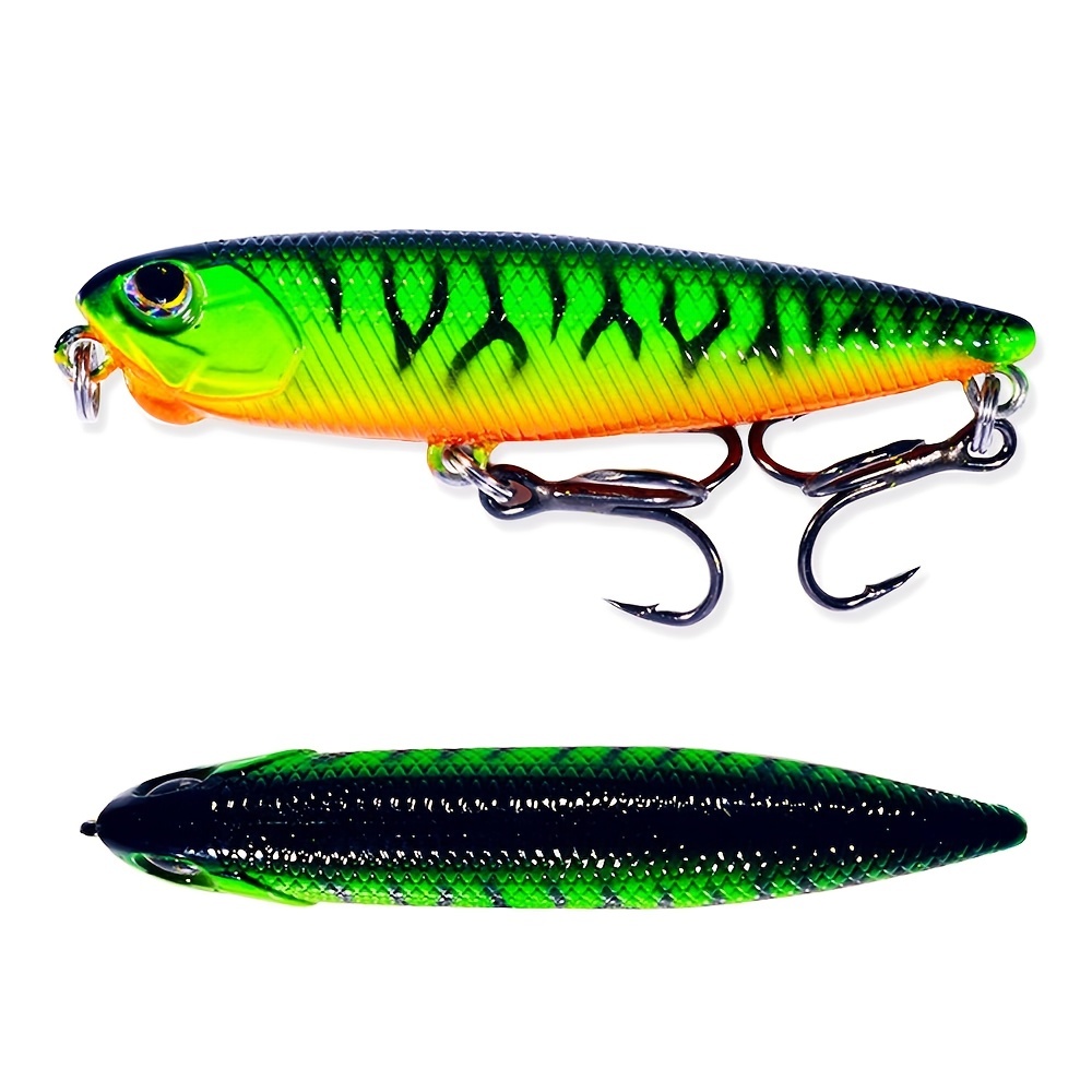 Floating Pencil Fishing Lures Tackle Topwater Walking Hard - Temu