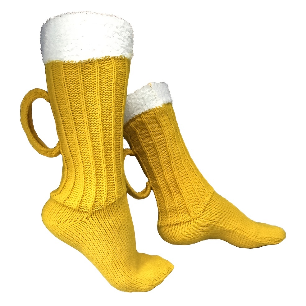 3D Beer Shape Socks – Shop Now on Our Store!