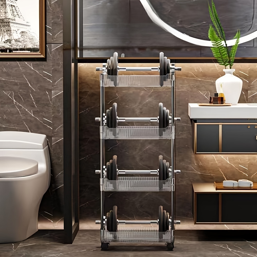 Light Luxury Toilet Seam Storage Cabinet Multifunctional Gap