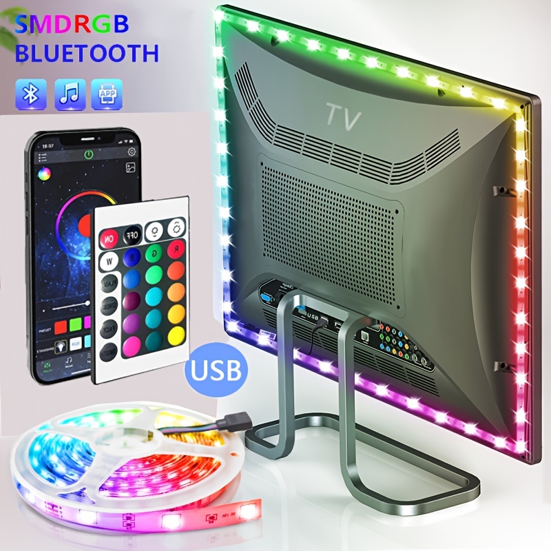 YSY Firework 5V USB Led light Strip Color Changing RGB Remote App Control  Bluetooth Led light Strip for KTV Home Shop Decor Part