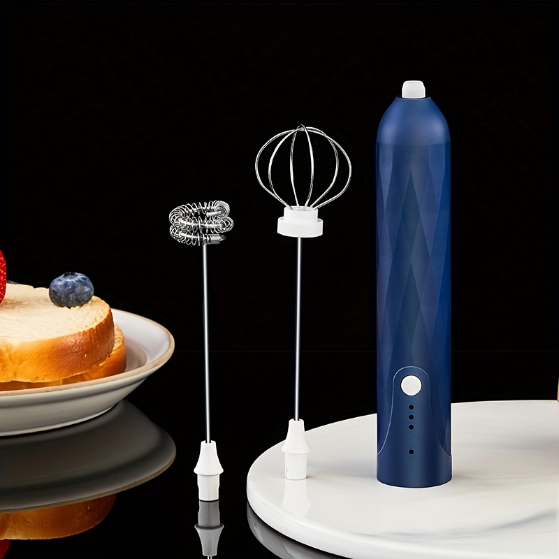 

1pcs Electric Egg Beater 3 Speeds Milk Frother Portable Usb Mixer Hand Held Coffee Whisk Household Kitchen Gadgets Foamer