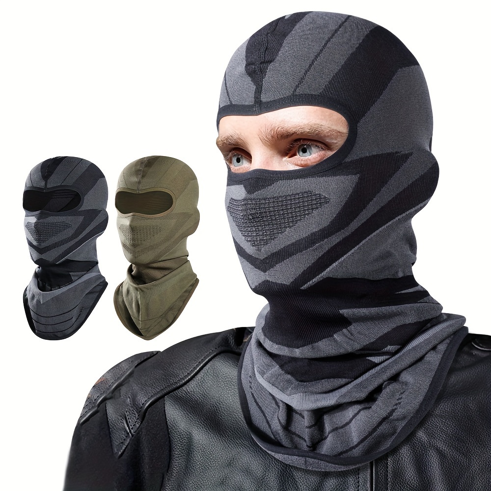 Mascara pasamontañas Militar Para Moto Máscara Facial Para El Frio Hombre  yMujer