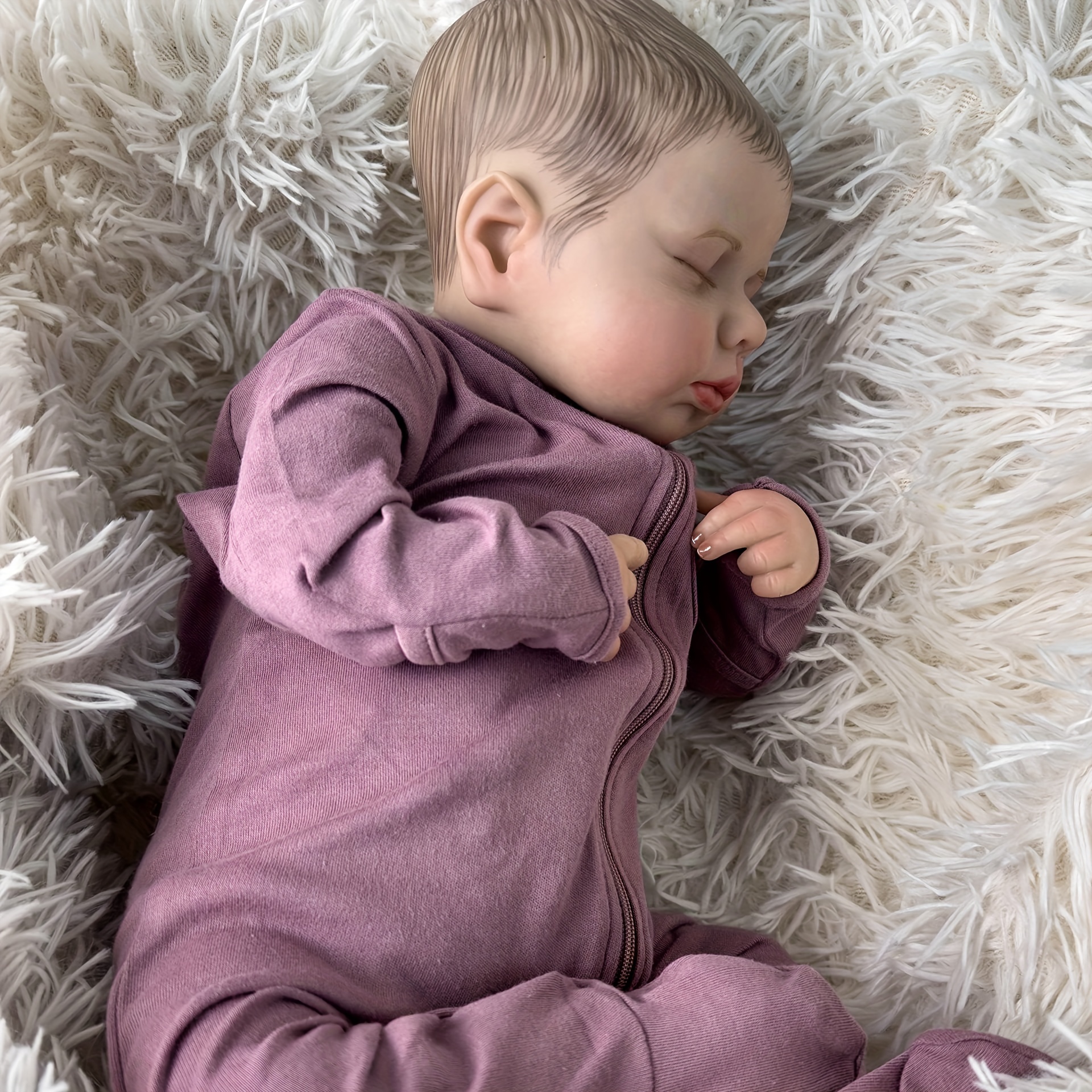 Sleeping Mini Reborn Baby Doll 6 inch 15cm Silicone Full Body