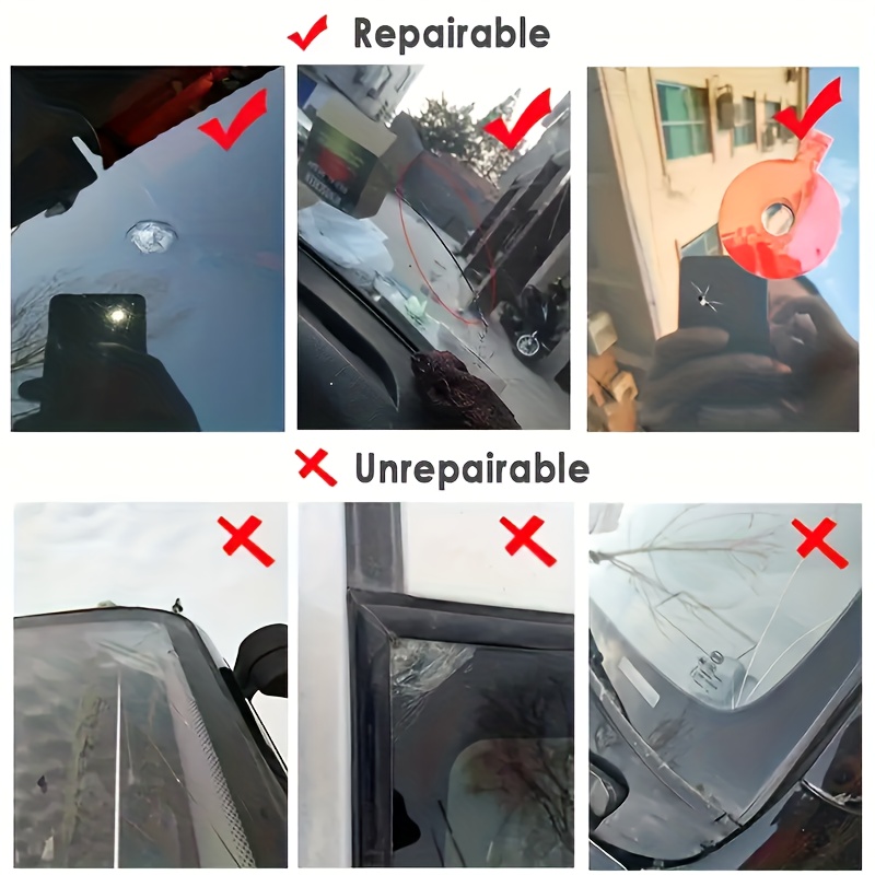 Car Windshield Cracked Repair Window Phone Screen Repair Kit Glass Curing  Glue