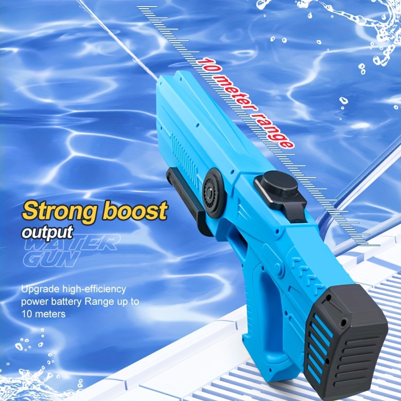 Spyra Powerful Electric Water Gun for Boys & Adults (2pcs set - Red & Blue  Colors), Hobbies & Toys, Toys & Games on Carousell