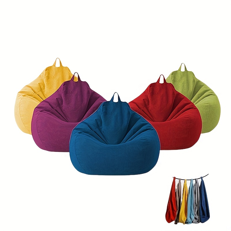 Bumble Bee Bean Bag Chair, Eco Friendly Linen Beanbag Cover, Kids