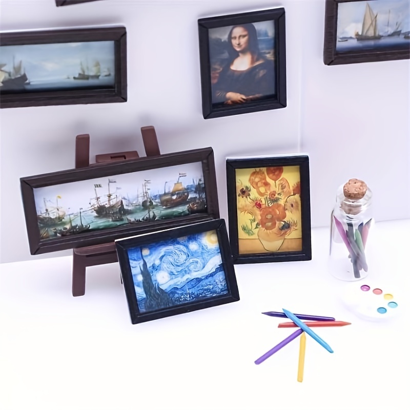 9 pz/set Accessori per casa delle bambole in miniatura Pavimenti per