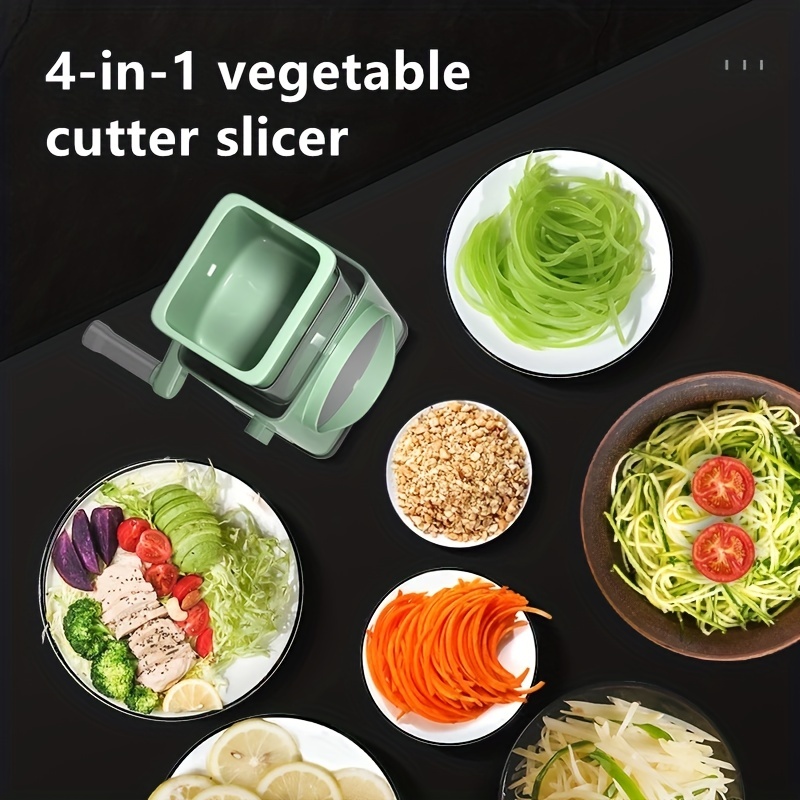 5in1, Rotary Cheese Grater, Shredder, Vegetable Slicer, Multifunctional  Fruit Slicer, Manual Food Grater, Vegetable Grater, Cutter With Powerful  Suction Base, Potato Grater, Household Potato Chopper, Kitchen Stuff,  Kitchen Gadgets - Temu