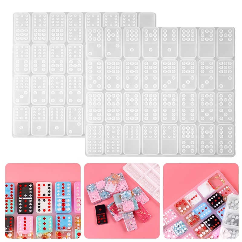 Domino Silicone Mold For Diy Domino Resin Candy Molds - Temu