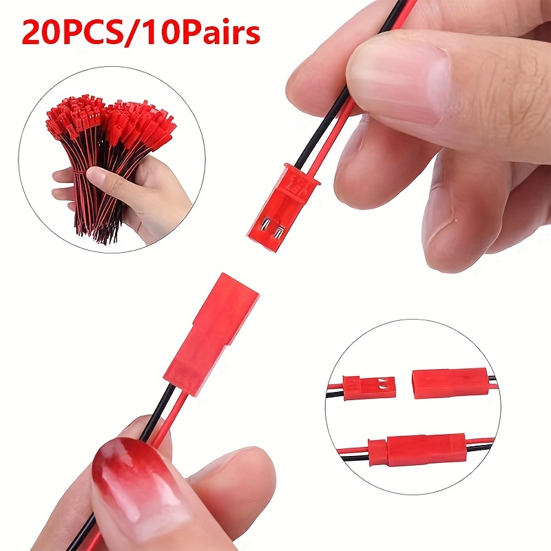 Mini ISO 10 x Male Micro Timer Crimp Contacts Male Pin Female Connector Set