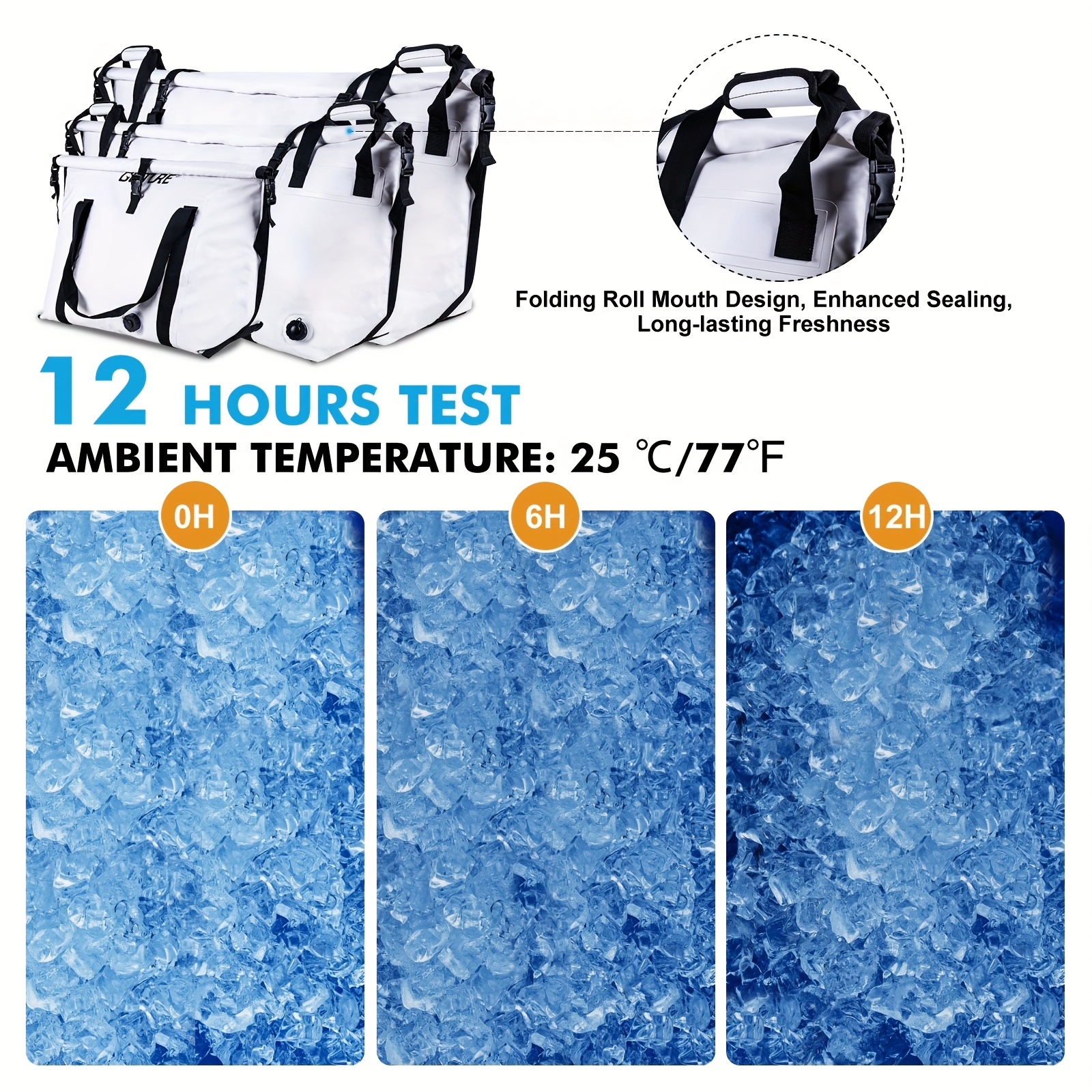 Low Temperature Resistant Ice Cube Bag Travel Ice Cube Bag