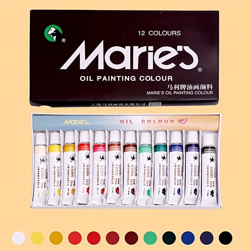 24 oil paints for canvas painting