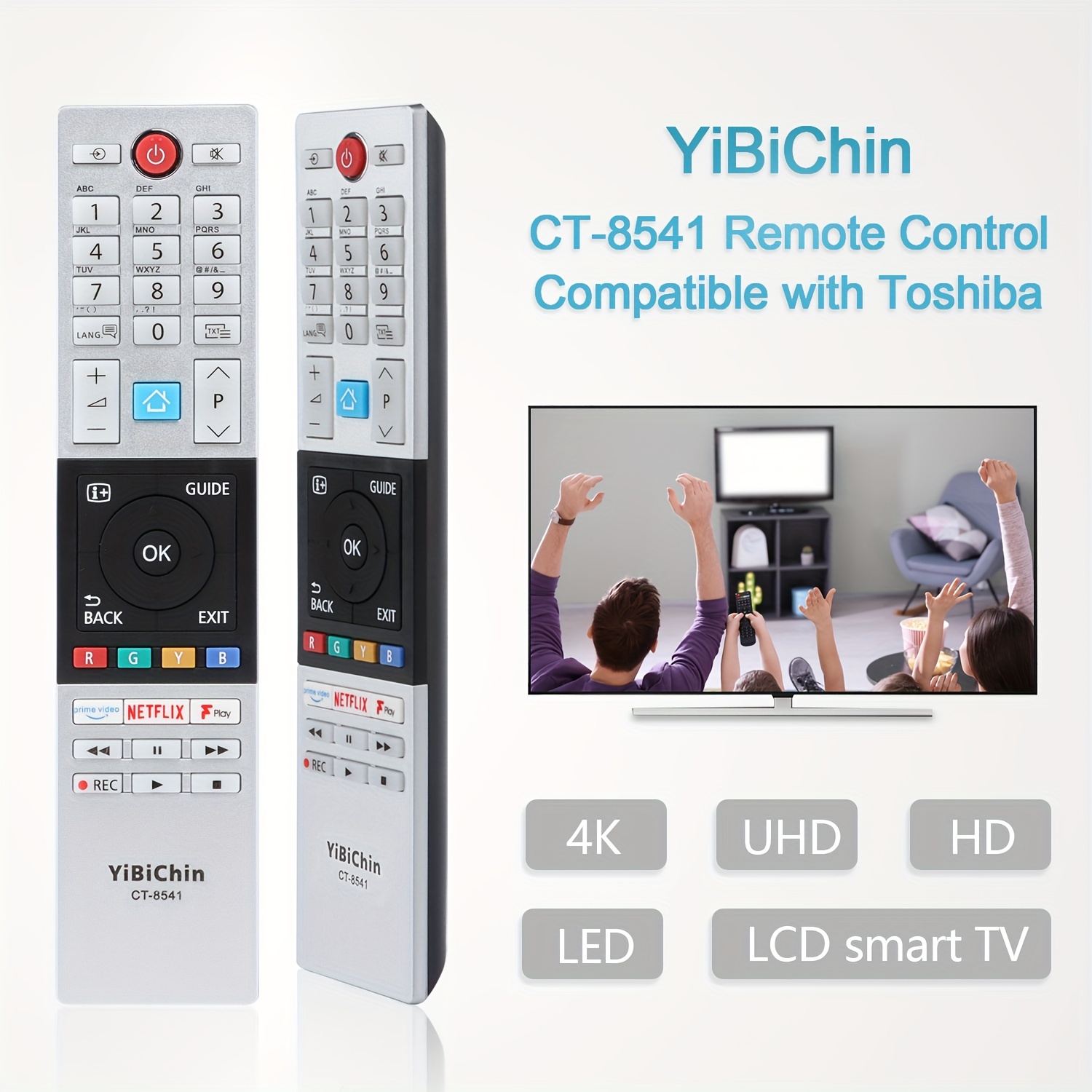 Reemplazo Mando Universal TV Toshiba CT-90326 para Toshiba TV