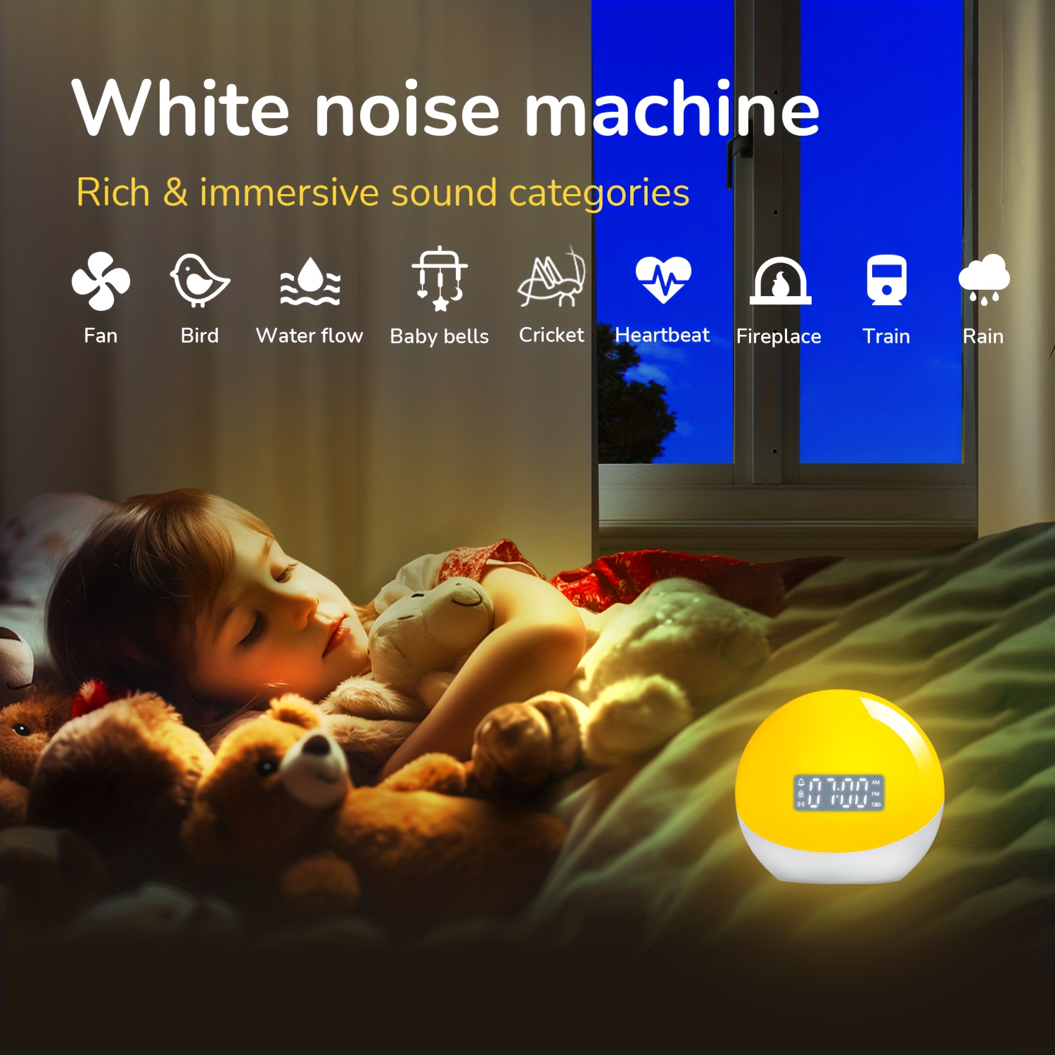 White Noise Sound Machine, Sunrise Alarm Clock