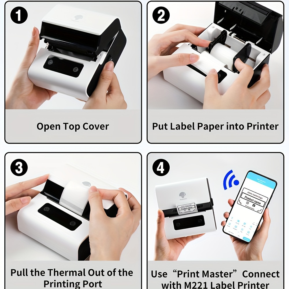 Phomemo Mini imprimante photo pour Smartphones - Comprend une