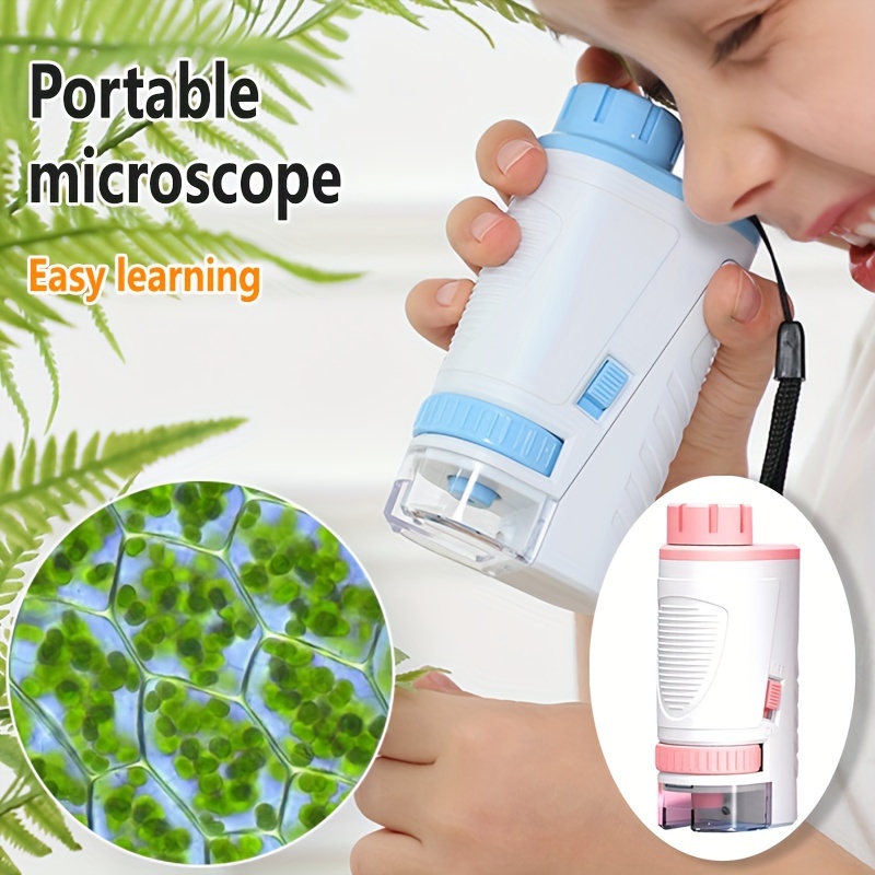 Pocket Portable Handheld Mini Microscope 60x - Temu