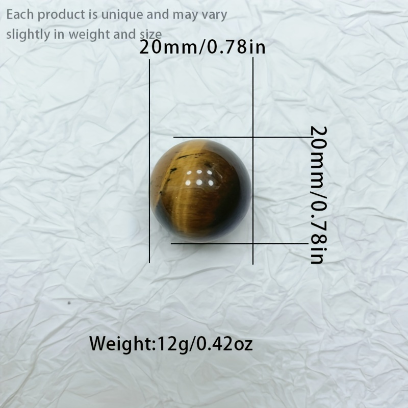 7PC Set 20MM Crystal Sphere Colorful Healing Stones