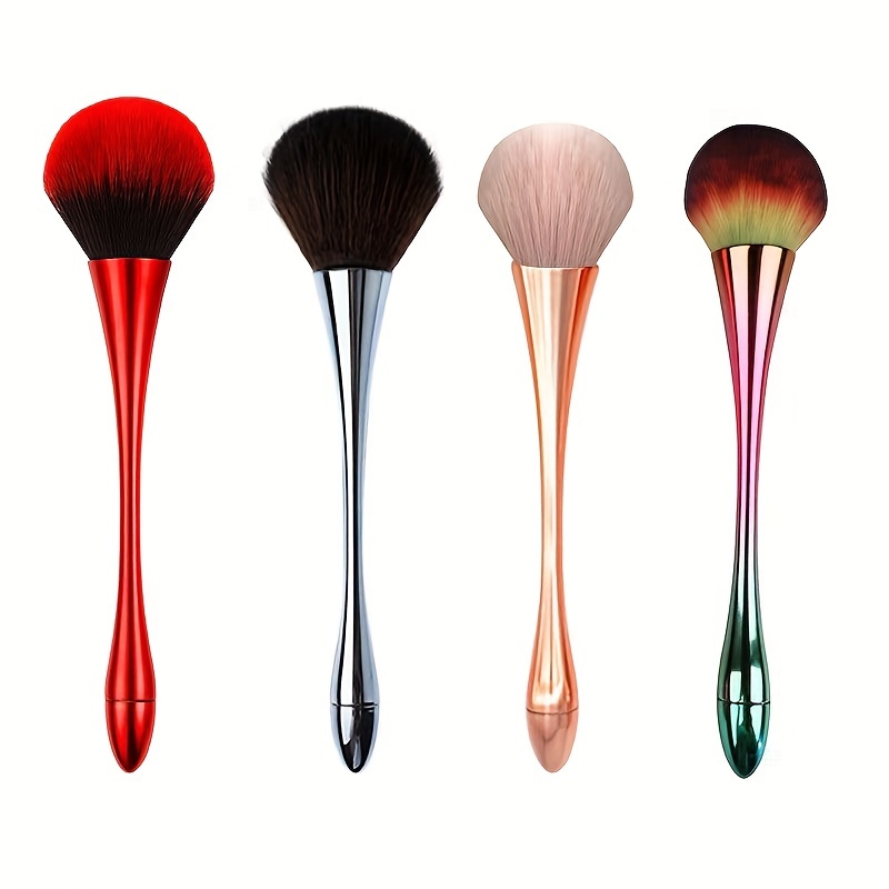 

Professional Makeup Brush Set For Smooth And Even Application Of Foundation, Blush, And Highlighter - Soft And Fluffy Mineral Powder Brushes For Contour Formation And Buffing