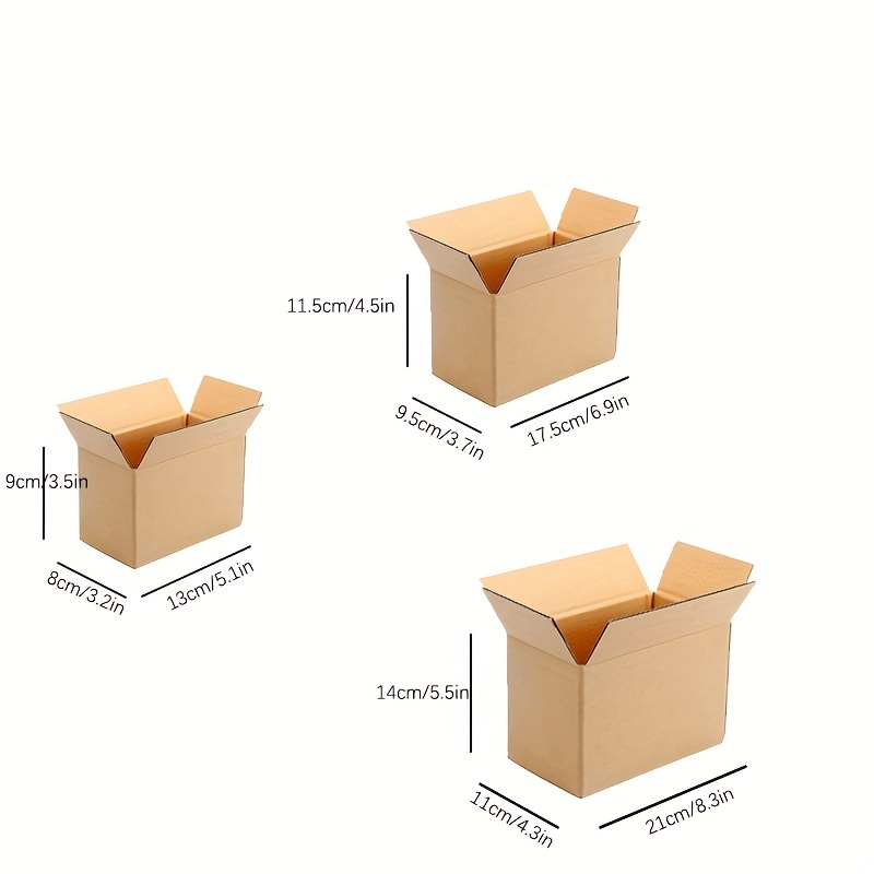 Pack 20 Cajas de Cartón para envíos almacenaje paquetería, Cajas