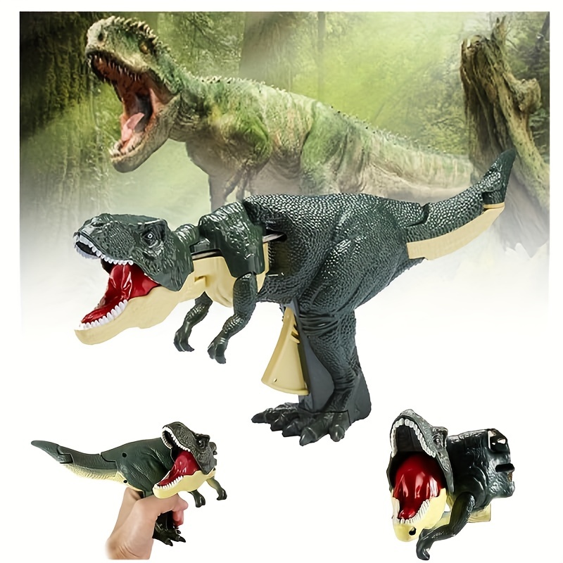 Discovery Kids Remote Control RC T Rex Dinosaur Electronic Toy Action  Figure Moving & Walking Robot w/Roaring Sounds & Chomping Mouth, Realistic