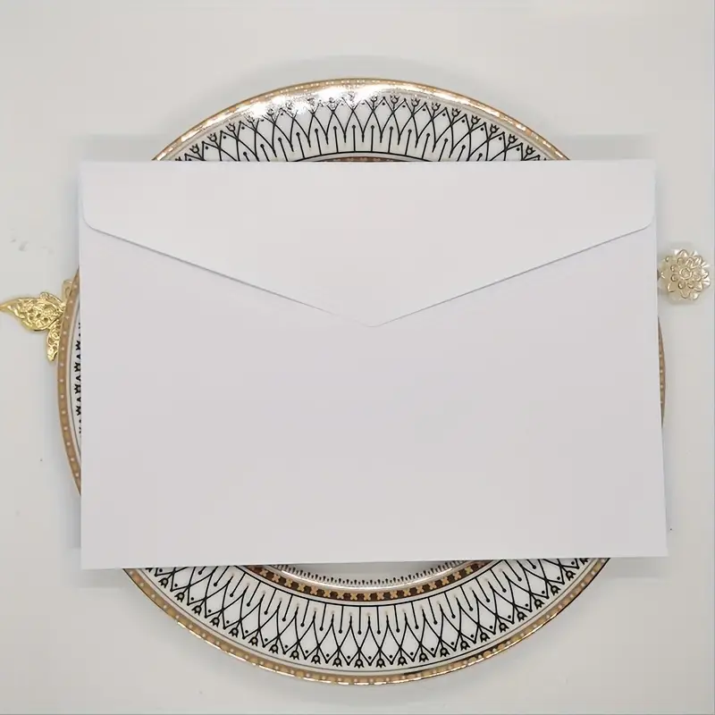 Enveloppes en papier nacré 100 pièces pour invitations - Temu Belgium