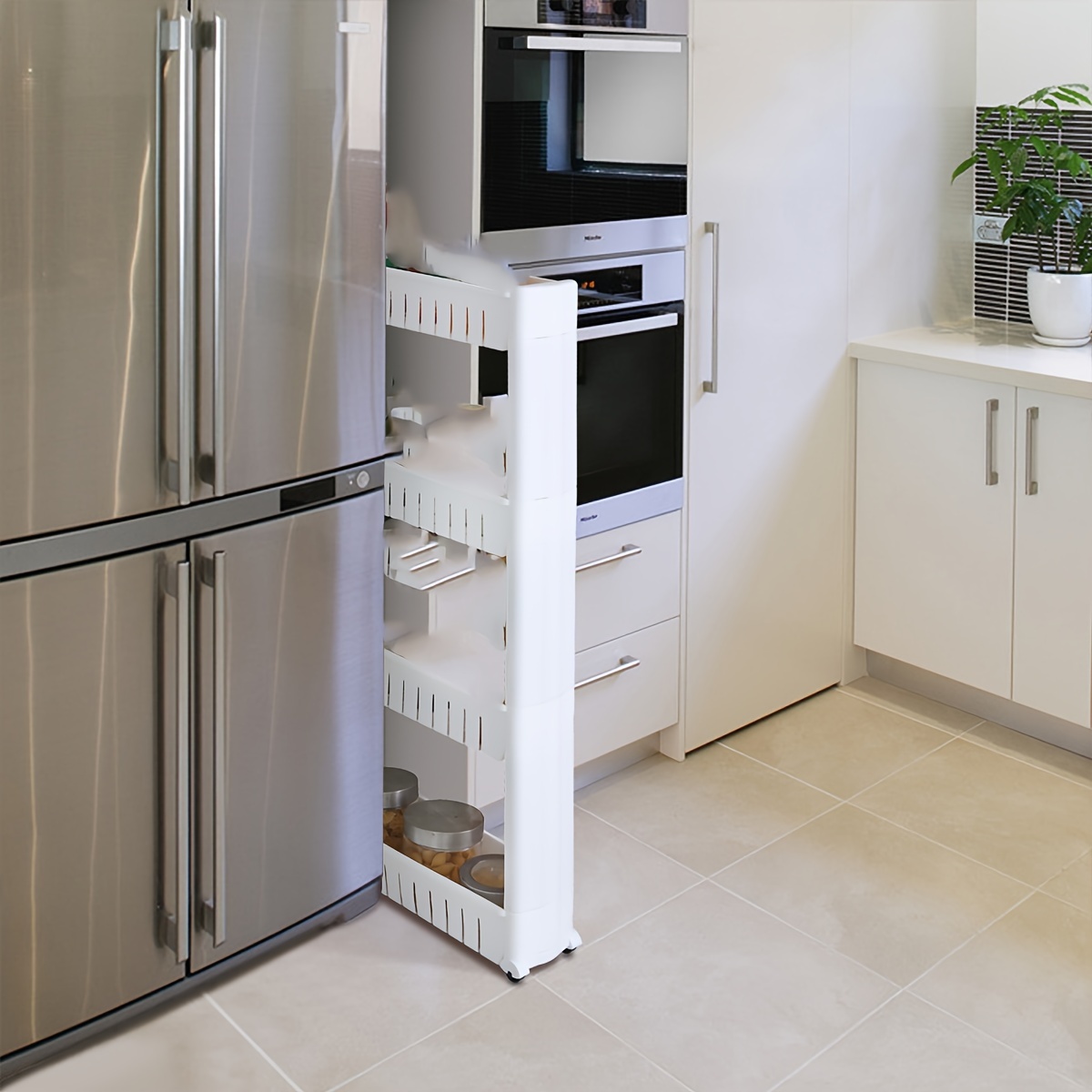 Narrow Storage Cabinet For Bathroom And Living Room Floor - Temu