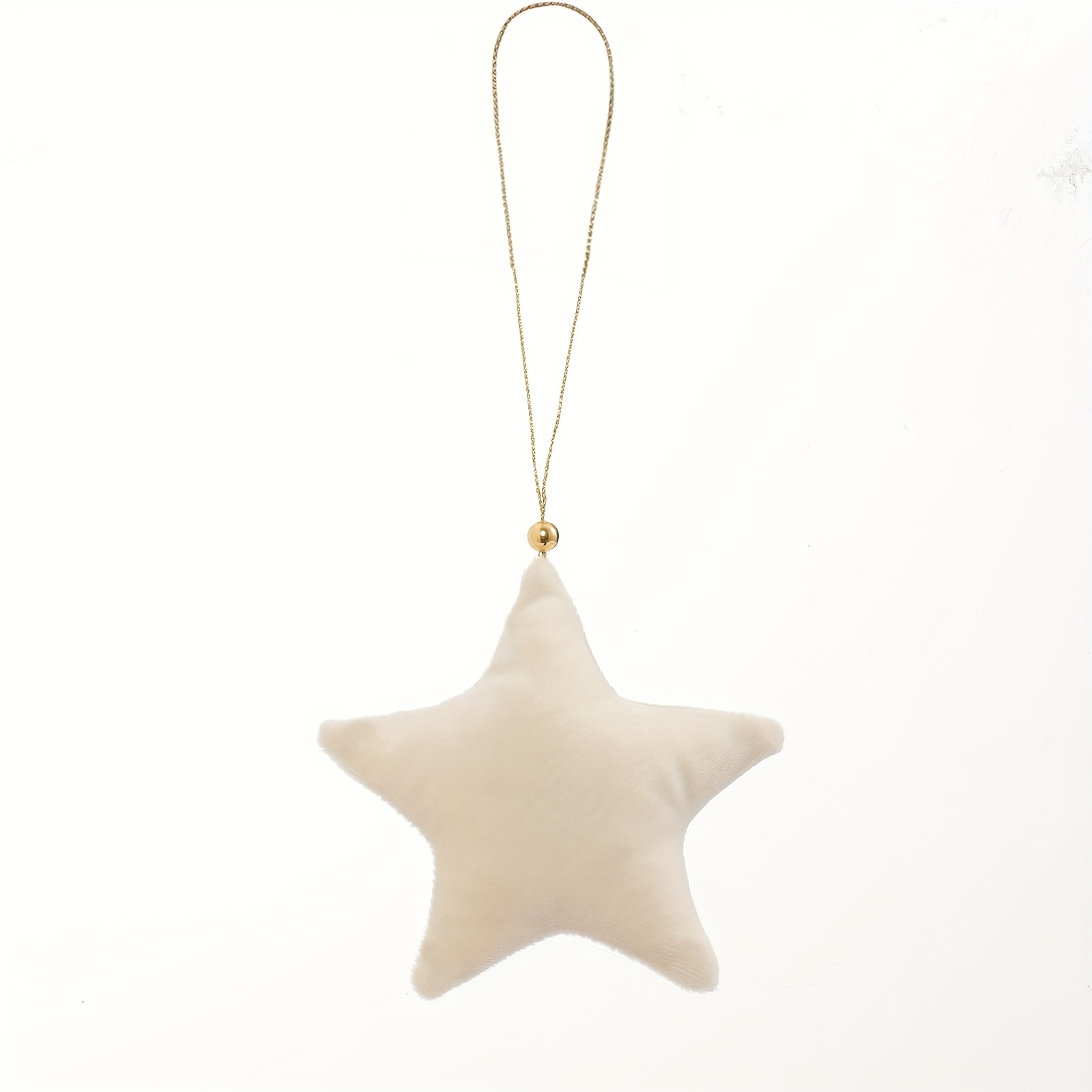 Christmas Tree Ornaments Hanging Velvet Star Decorations For - Temu