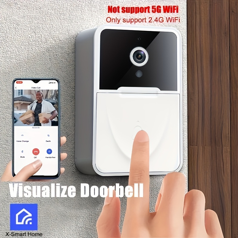 Intercom vidéo sans fil caméra de surveillance de porte extérieure