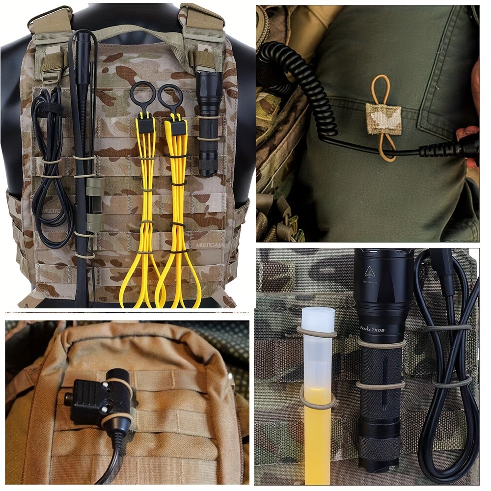 Outdoor Molle Backpack Vest Accessories Elastic Binding - Temu