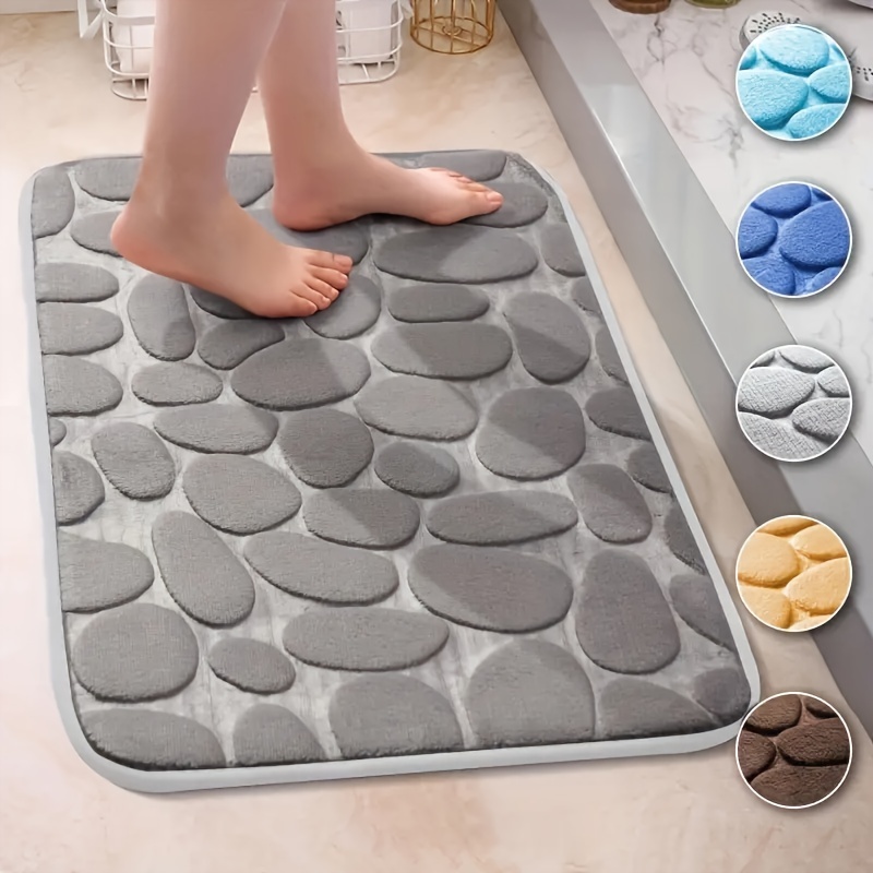 Bathtub Mat Non-Slip Rubber Shower Mat with Drain Holes Suction Cups, Quick  Drain Easy Cleaning, Bath Mat for Shower Tub & Shower Stall & Bathroom
