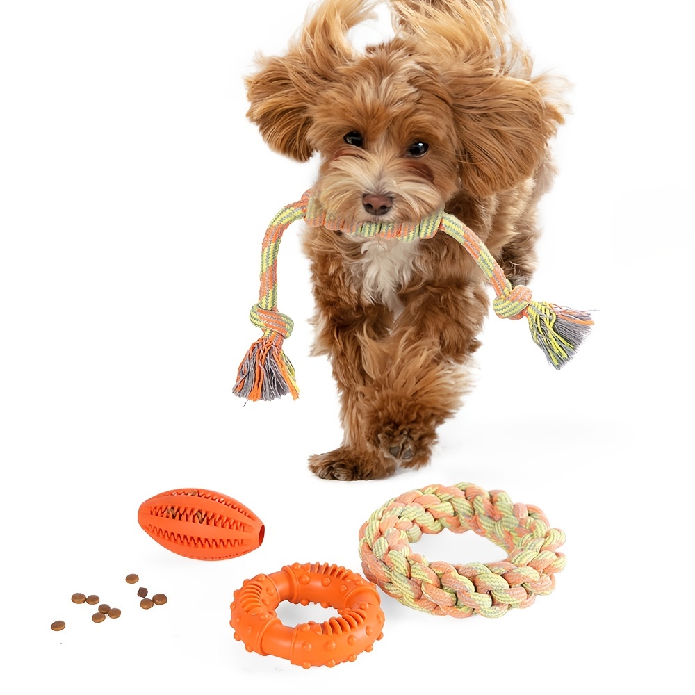 Dog Tug Toy, Interactive Dog Toy, Dog Rope Toy With Strong Squeaker, Tug Of  War Dog Toy For Training Teething Boredom Puppy, Middle Dogs - Temu