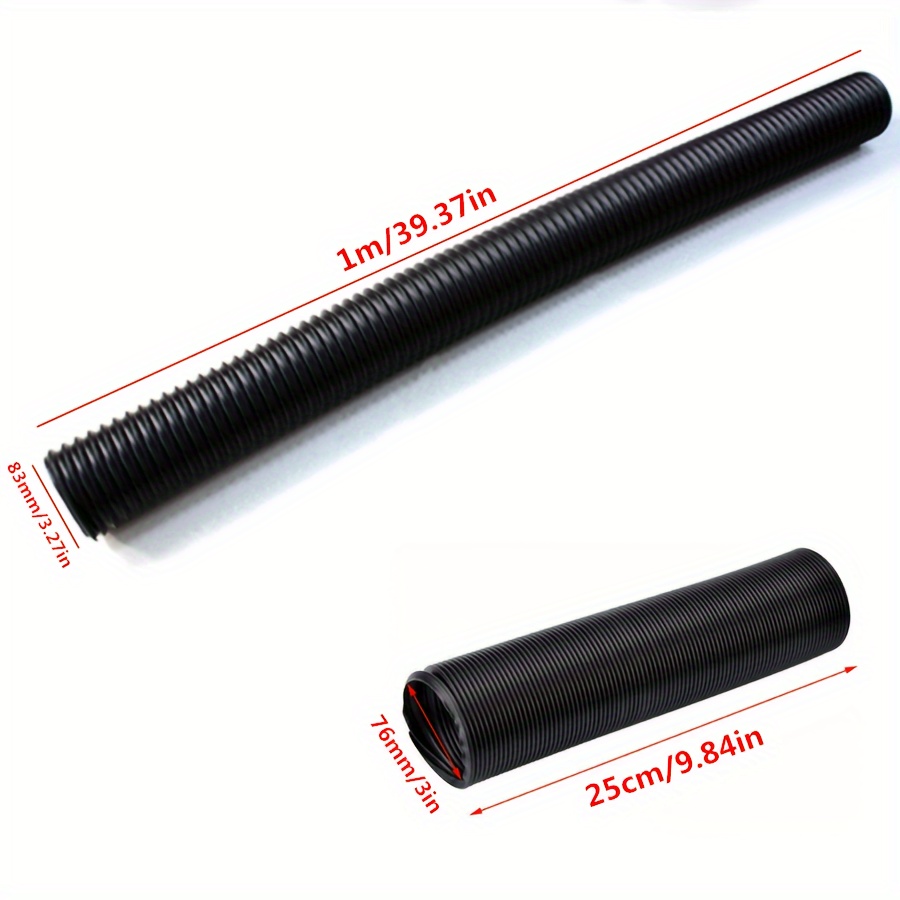 Tuyau Admission Air Froid Shkalacar - Diamètre 76mm - Universel Voiture - Performance Moteur