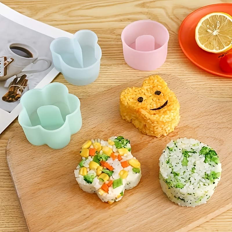 Cute Sushi Rice Ball Maker Onigiri Food Press Mold DIY Japanese Sushi  Making Kit Kids Bento