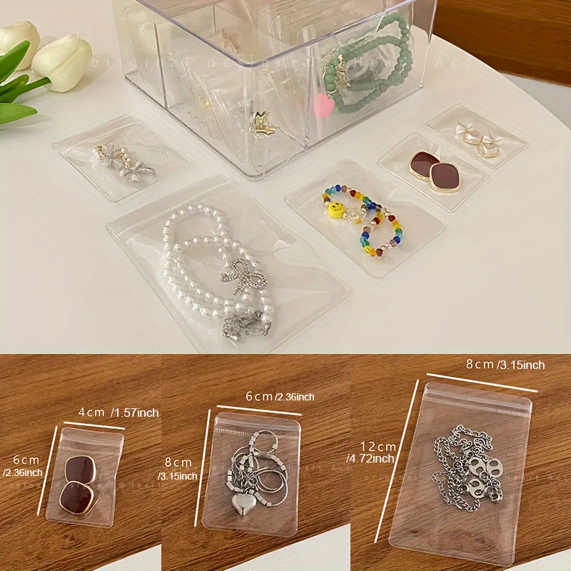 Jewelry Storage Bags Anti oxidation Waterproof Pvc Bags - Temu