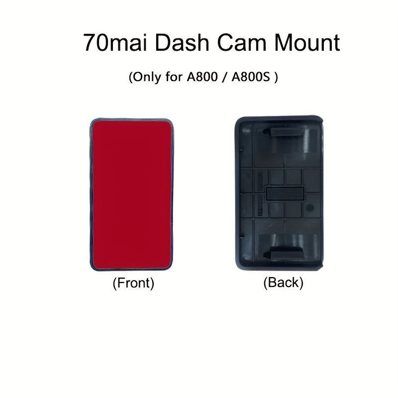 For 70mai Dash Cam Mount With Heat Resistant Adhesive Film 70 Mai A800S  A800 A500 A500S Lite D02 D05 D08 Cam Pro Bracket Static Electricity Sticker
