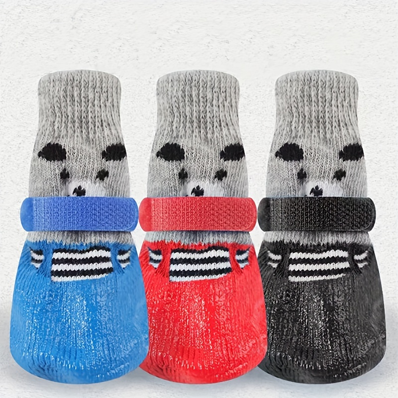 4pcs Calcetines Impermeables Mascotas, Zapatos Antideslizantes Perros  Calcetines Gatos Exteriores, Mejores Ofertas Diarias Hoy