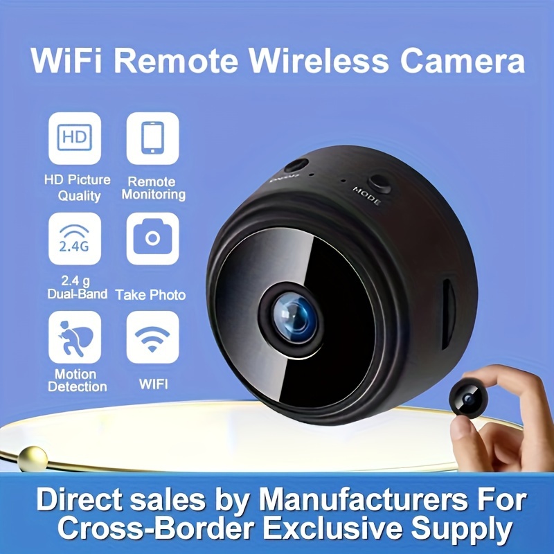 Mini caméra WiFi étanche Tuya 5.0MP compatible Alexa Google