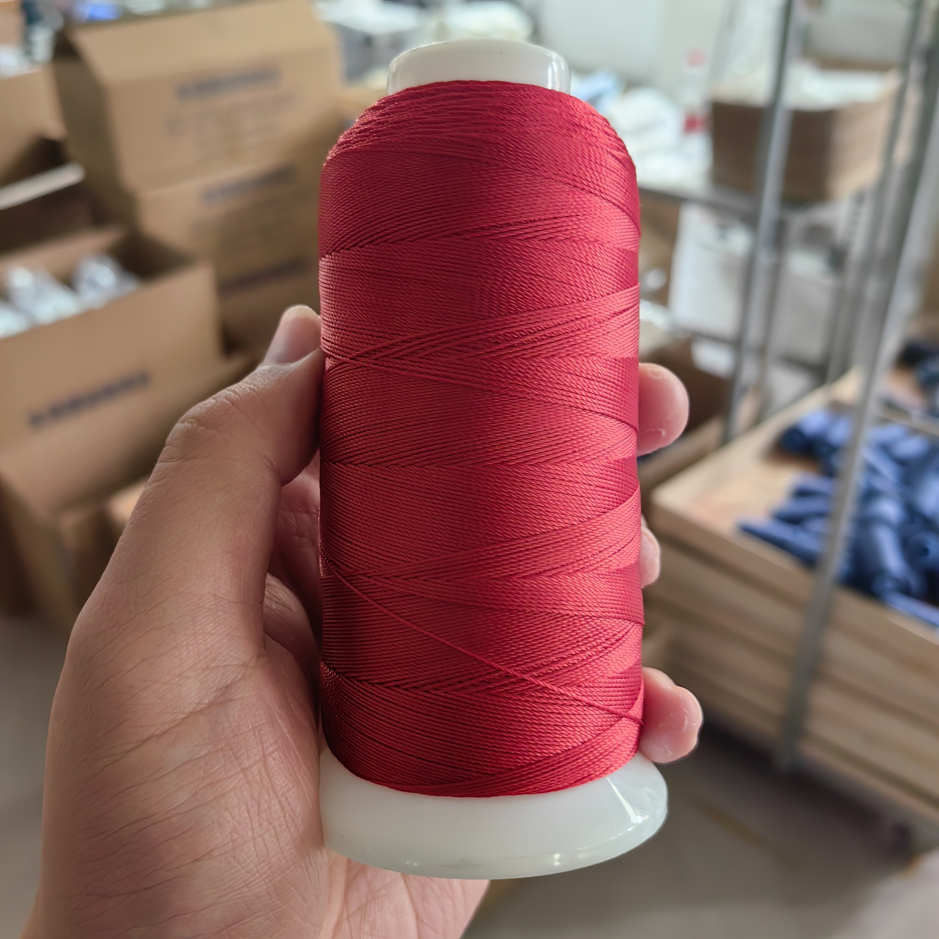 1roll Sewing Thread 700 Yards Size 420d/3 For Leather Denim Hand