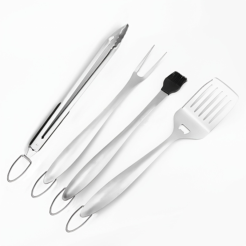 Barbecue Tool Sets With Durable Spatula Fork Tongs Basting - Temu