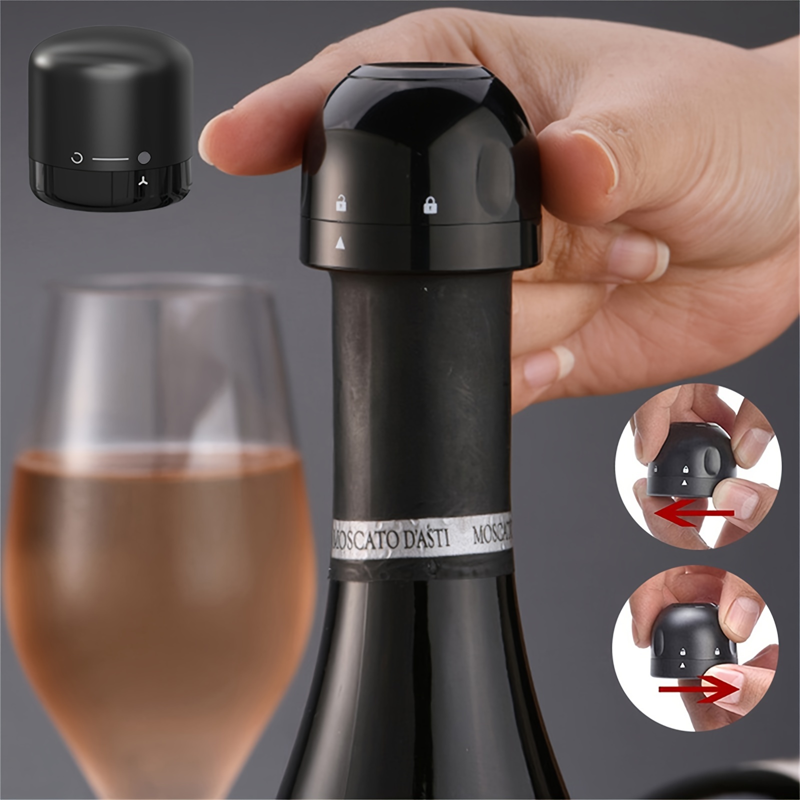 Wine Stopper Silicone - Temu