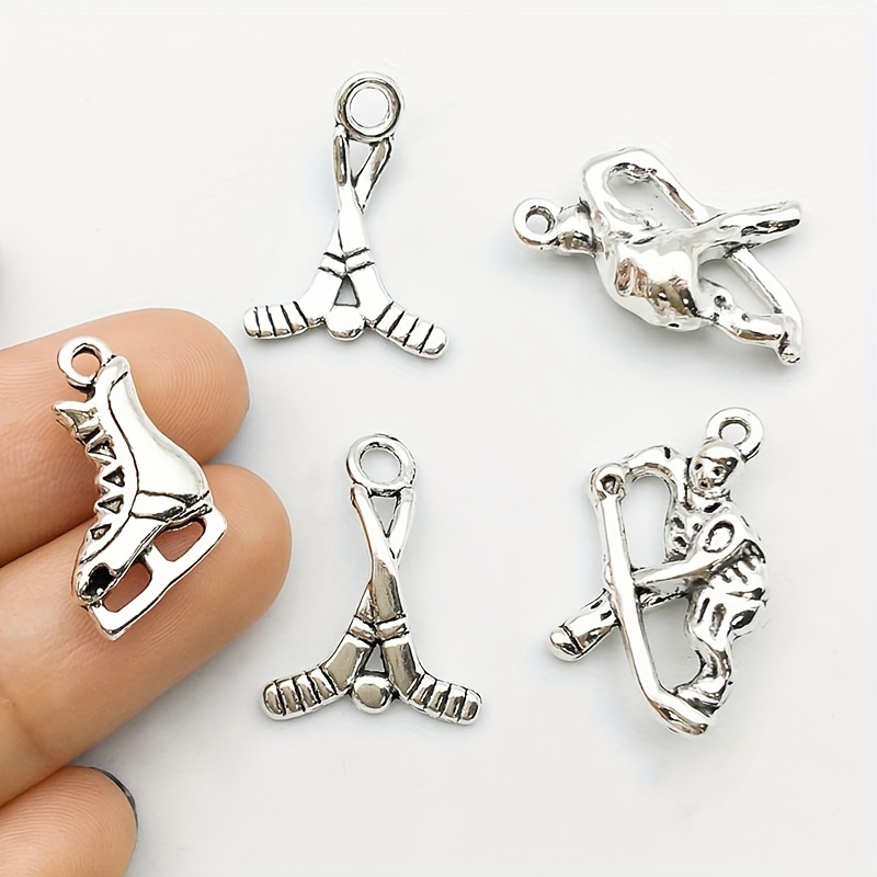 Random Zinc Alloy Antique Silvery Pendant Cheerleader Sports - Temu