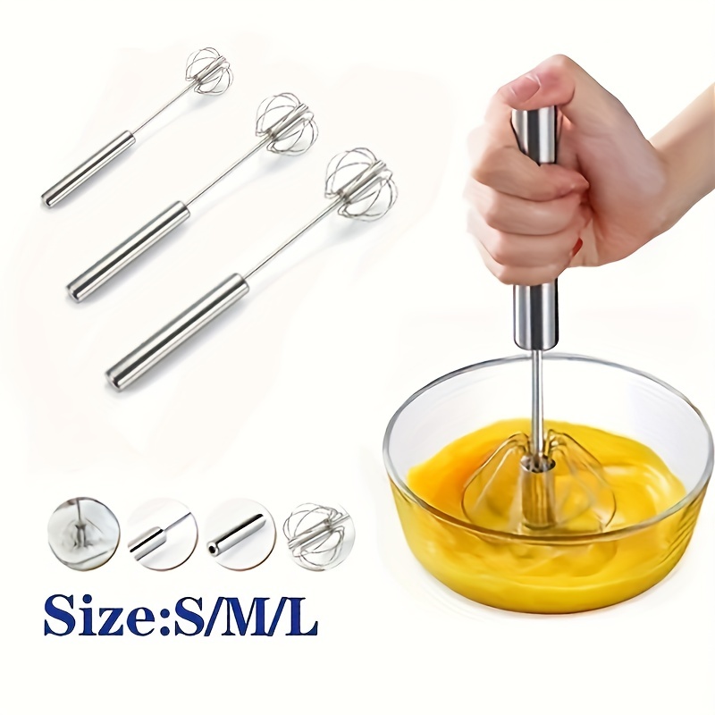 Egg Beater, Rotary Manual Hand Whisk, Egg Beater, Stainless Steel Mixer,  Manual Cream Beater, Rotating Jam Mixer, Kitchen Tool, Hand Crank Cooking  Tool, Kitchen Gadgets, Tools On And Clearance - Temu