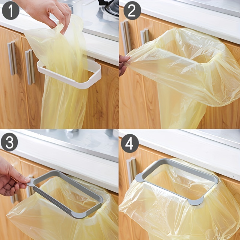 Trash Bag Holder Kitchen Rubbish Bag Storage Holders Racks Cabinet